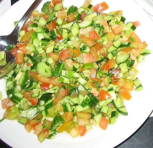 10 סלטי ירקות דיאטטיים